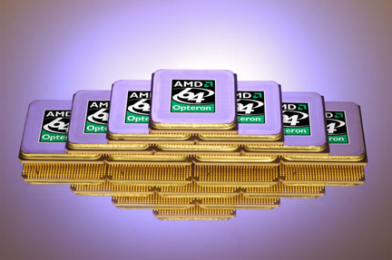AMD 3.2GHz'lik Opteron işlemcisini pazara sundu